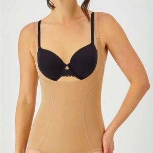 Maidenform Tan Shapewear Bodysuit Size XL